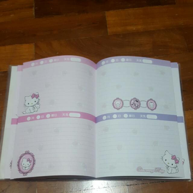 Hello Kitty / Charming Kitty Diary Note book Collectibles, Hobbies ...