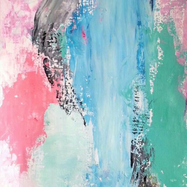 New Heights Original Acrylic Painting On Acid Free Paper A4 Wall