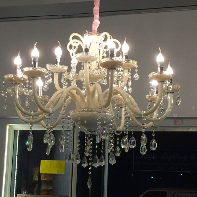 cheap white chandelier