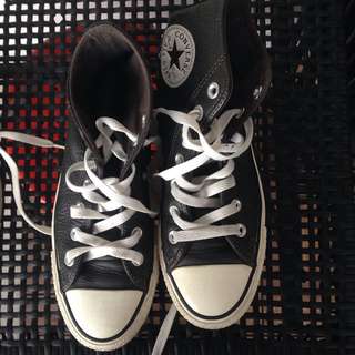 Converse High Cuts Leather Brown