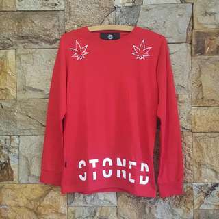 Stoned And Co Red Long Sleeve Shirt