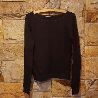 Terranova Plain Black Sweatshirt