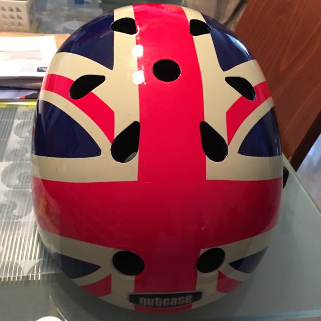union jack bike helmet