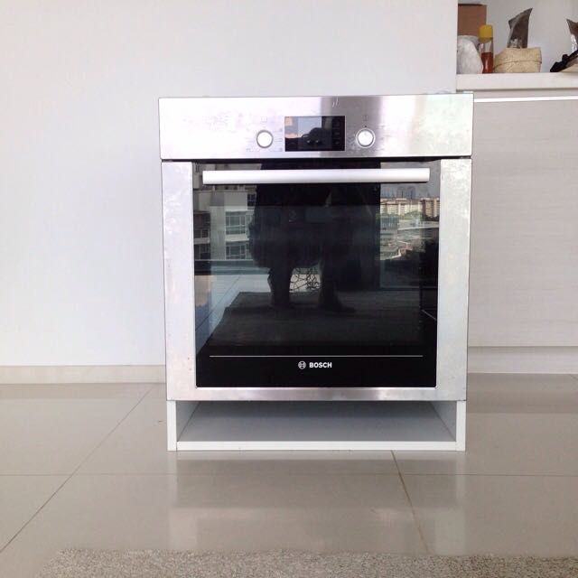 Bosch Oven + Ikea Oven Cabinet, Tv & Home Appliances, Kitchen Appliances,  Ovens & Toasters On Carousell