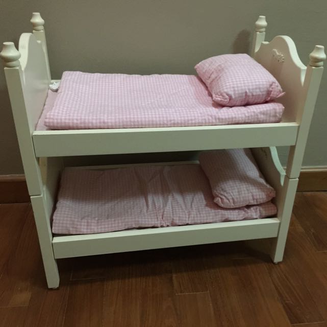 Bunk Bed For Dolls Made Of Wood Babies Kids On Carousell