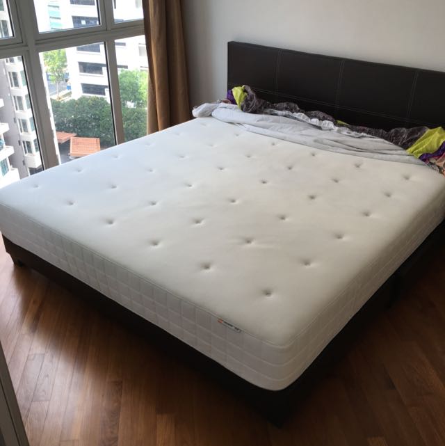 Ikea Hyllestad King Size Mattress 180x200cm Furniture Home Living On Carousell