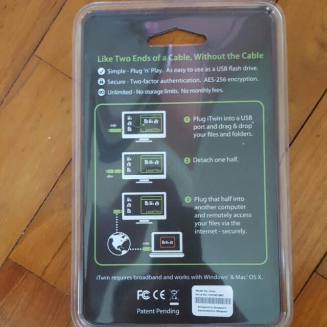 itwin (Category: Networking) located in Singapore. Submitted by shopgaopeng (Listing ID 52377661, Image 2). Description: .
