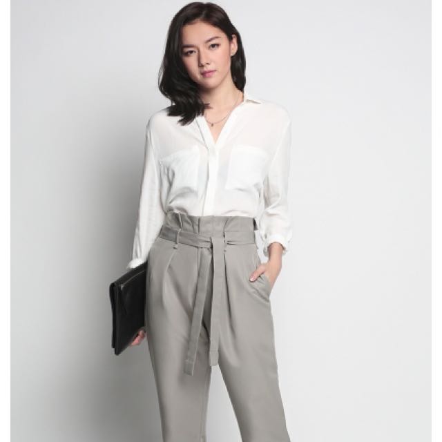Lovebonito LB Mira Paperbag Pants Size 