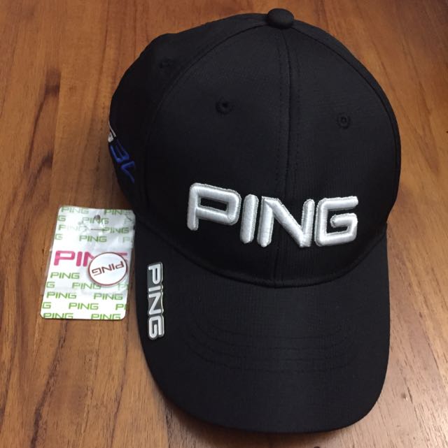 golf cap with magnetic ball marker