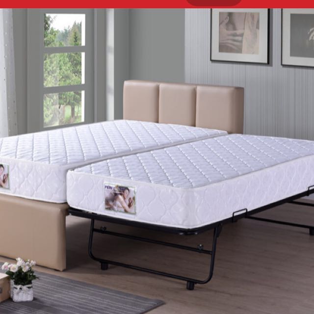 Preowned Super Single Bed Frame With Mattress And A Pull Out Preowned Super Single Bed Frame With Mattress And A Pull Out Furniture On Carou