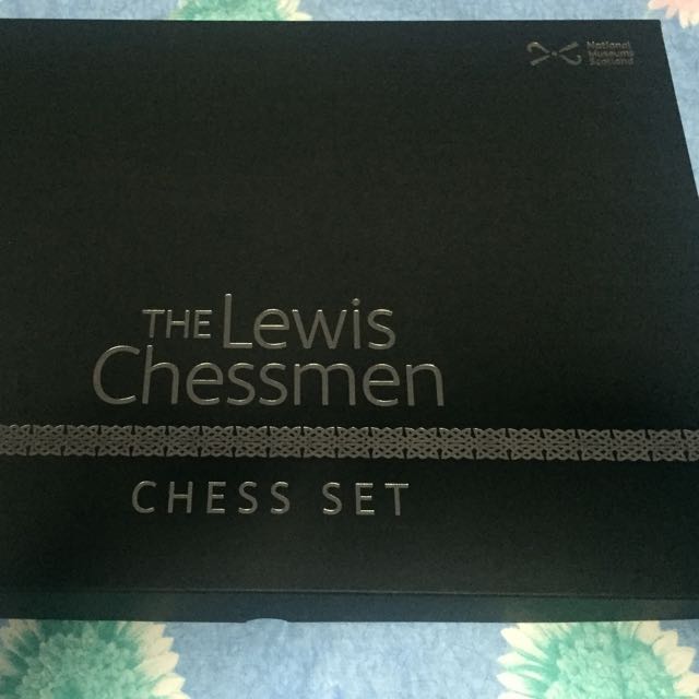 The Lewis Chessmen Chess Set Authentic From National Museum Of Scotland Rare Chessman, Toys ...