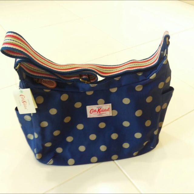 Cath kidston blue spot bag on sale