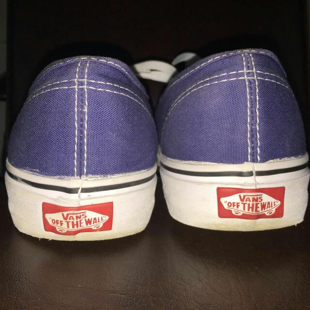 Authentic Dark Blue Vans Shoe Men s Fashion Footwear Dress Shoes on Carousell