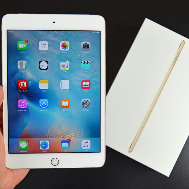 Brand New Apple Ipad Mini 4 128gb Cellular Wifi Gold Colour Electronics On Carousell