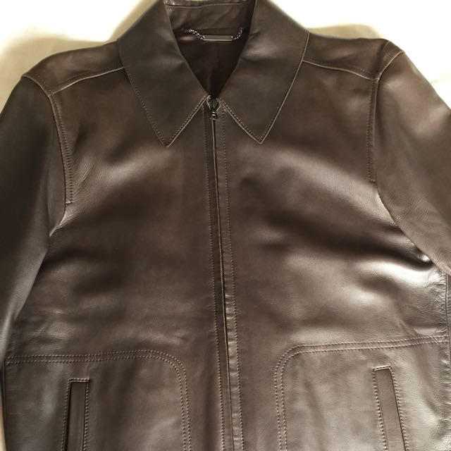 Gieves and hawkes leather jacket sale