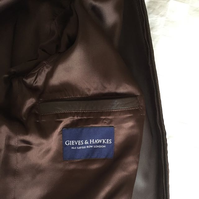 Gieves and hotsell hawkes leather jacket