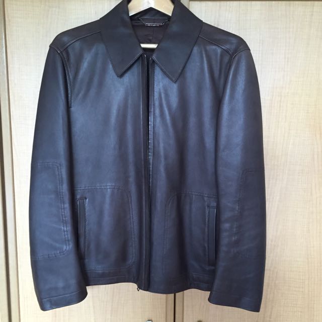 Gieves and hawkes leather jacket sale