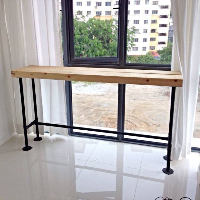 GI PIPE Bar Table, Home & Furniture