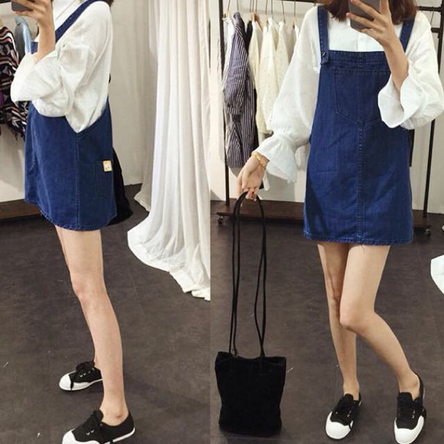 Korean pinafore dress online