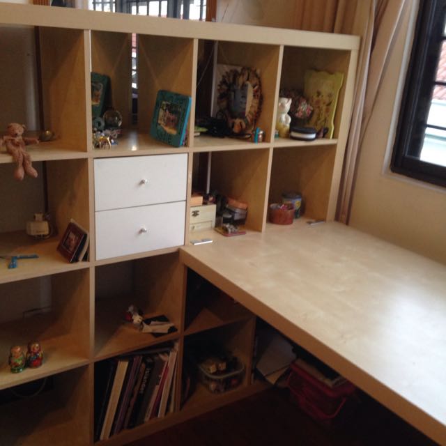 Modular Desk SystemIKEA Kallax System, Furniture & Home Living