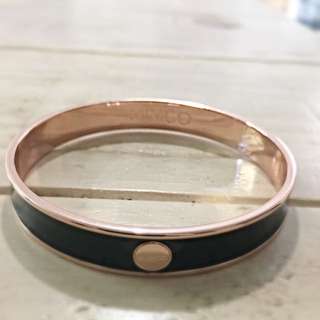 MIMCO rose gold/black coloured bangle