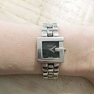 Silver GUCCI watch