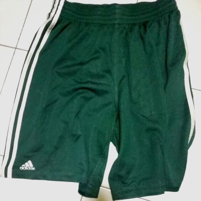 adidas green basketball shorts