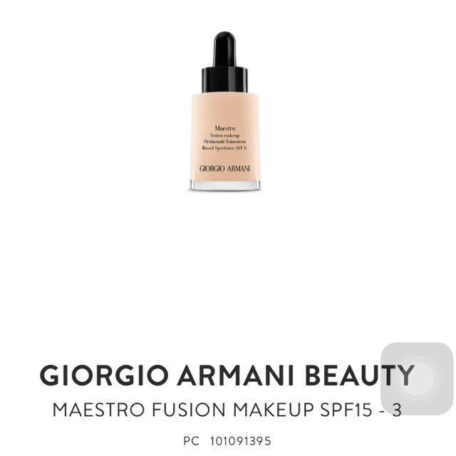 maestro fusion makeup giorgio armani