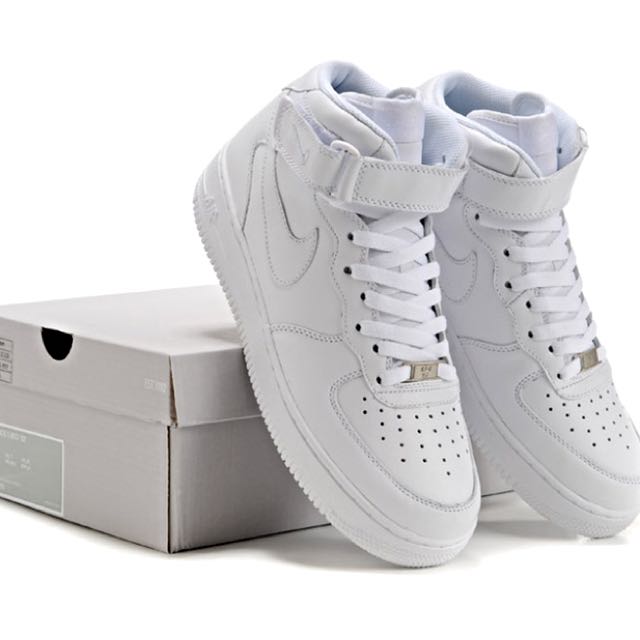 air force 1 high cut white