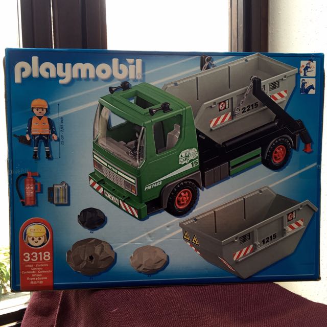 playmobil skip lorry