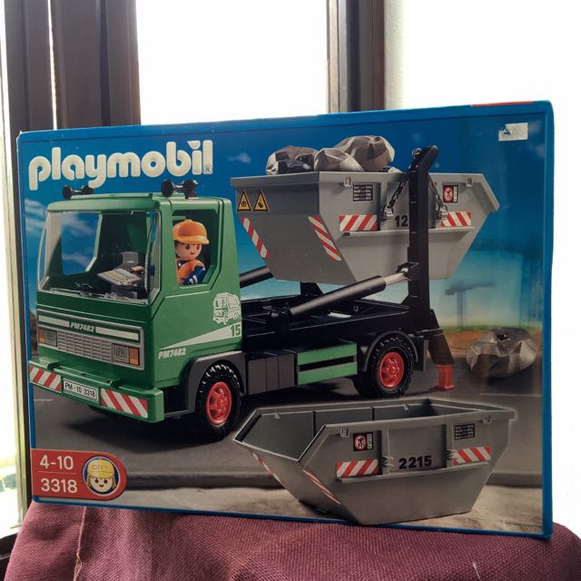 playmobil skip lorry