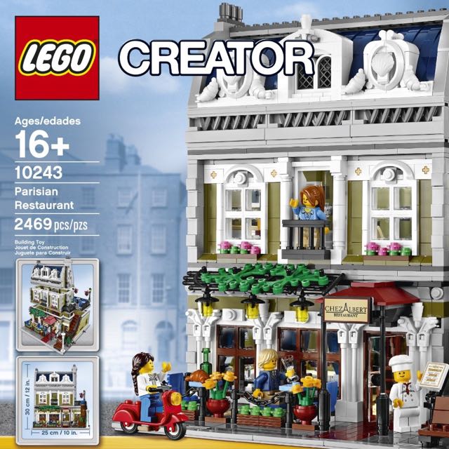 lego parisian restaurant sale