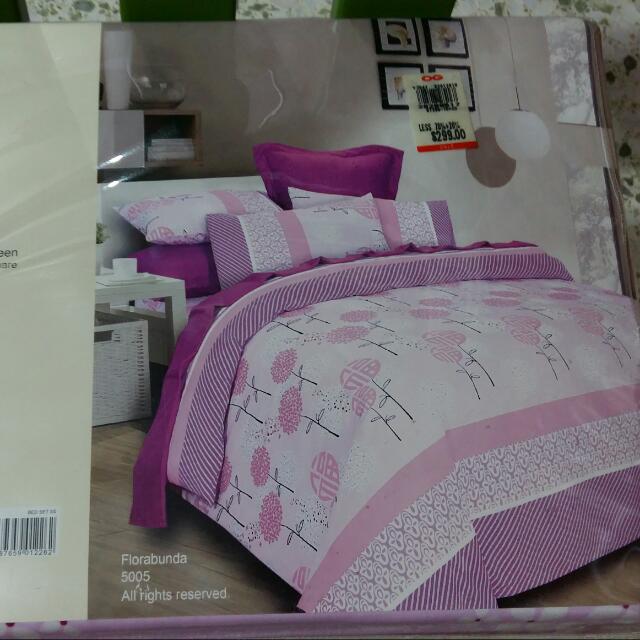 Sintex brand new super single bedsheet set, Furniture & Home Living