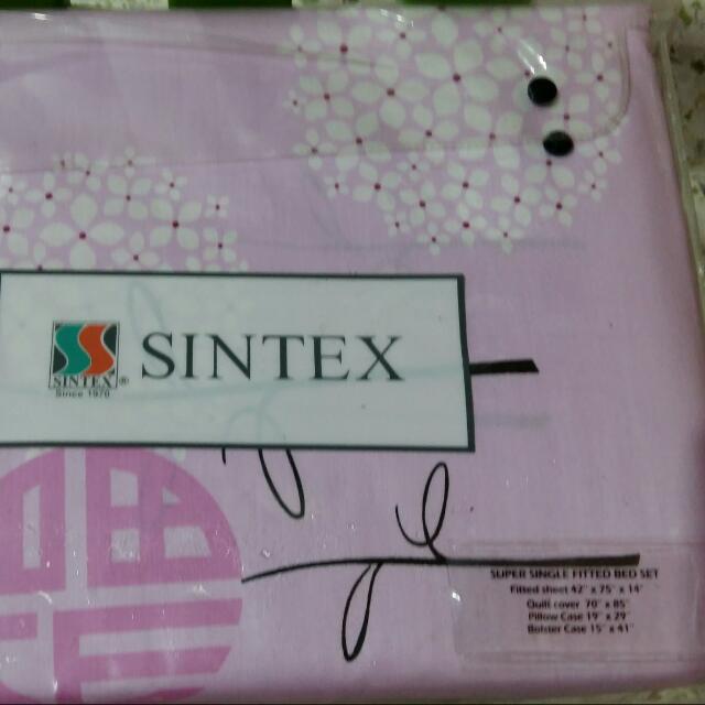 Sintex brand new super single bedsheet set, Furniture & Home Living