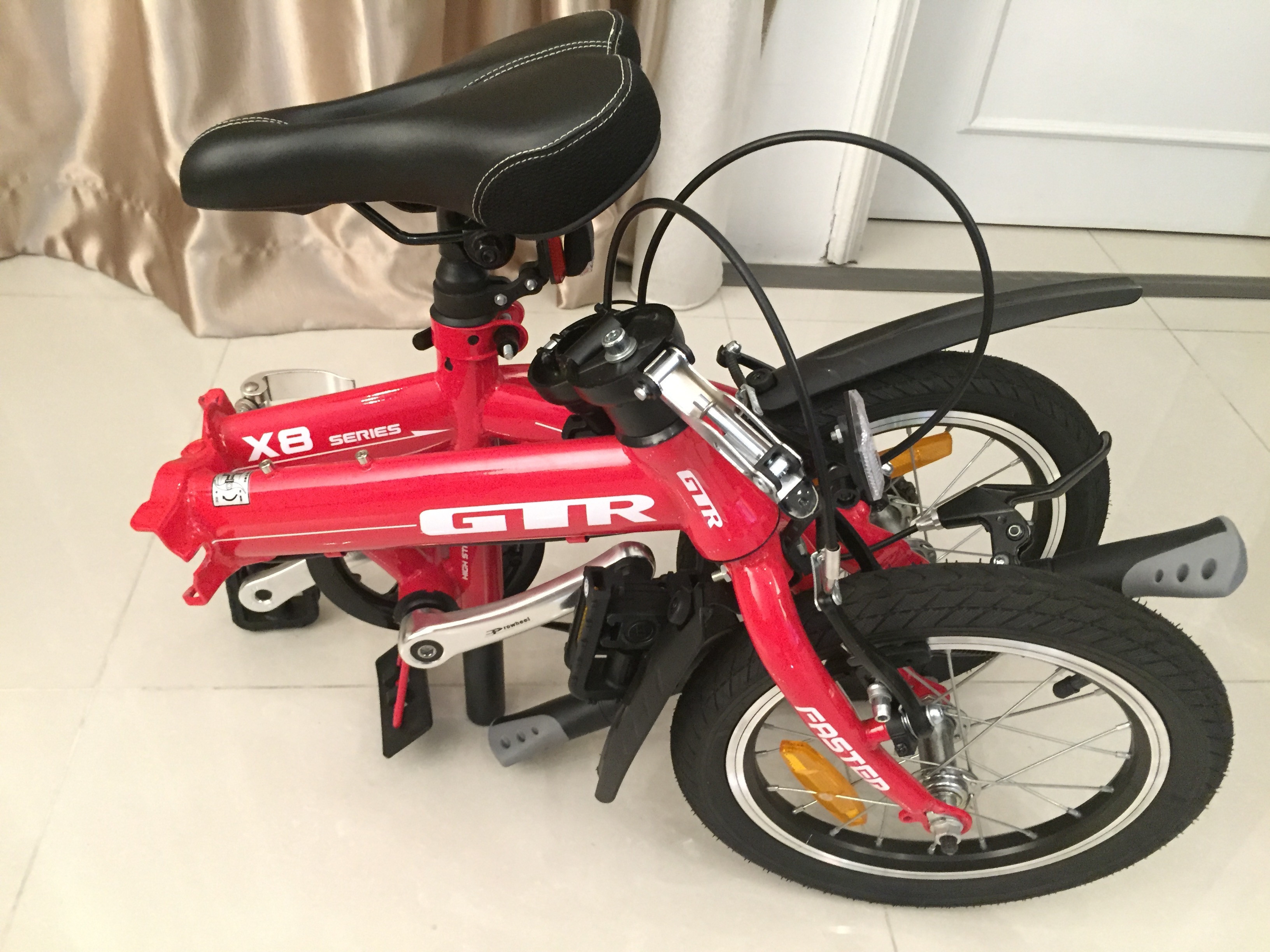 Gtr folding on sale bike 14