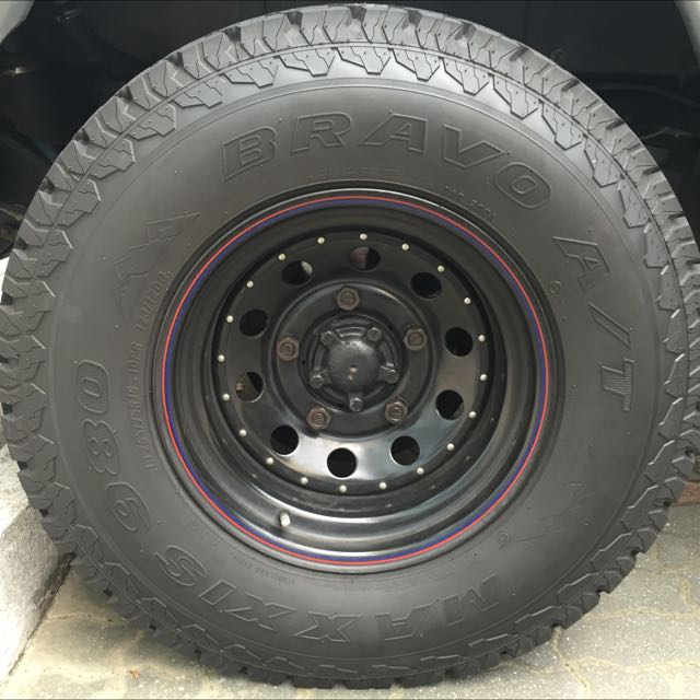 5x Maxxis Bravo A/T 980 LT265/75/16 Tyres, Car Accessories on Carousell