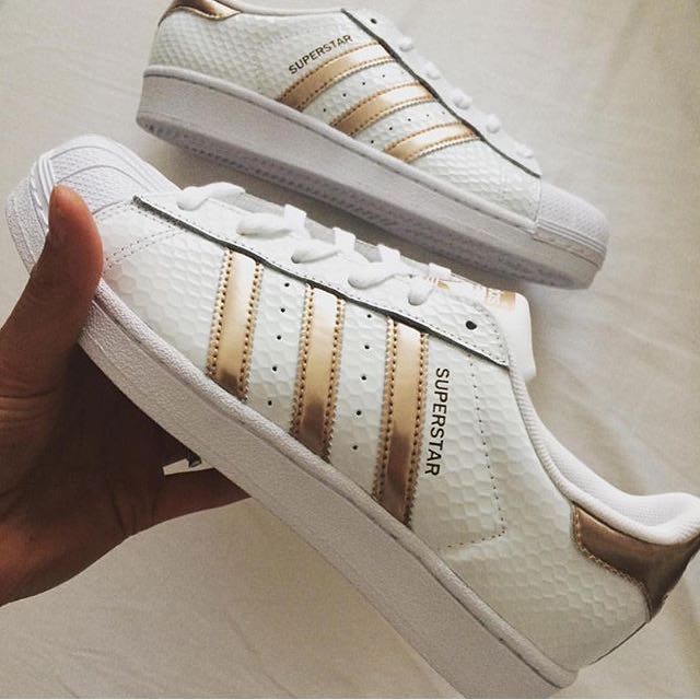 adidas superstar copper gold