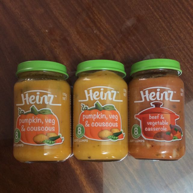 Heinz 8 month baby food clearance