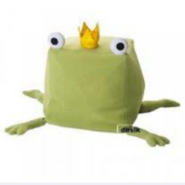 IKEA Green Frog Bouncy Cushion