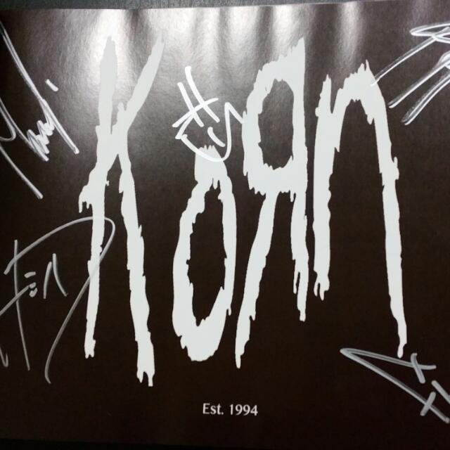 KoRn: 1994 - 2014 Photo Book (Autographed By All KoRn Members), Hobbies   Toys, Memorabilia  Collectibles, Fan Merchandise on Carousell