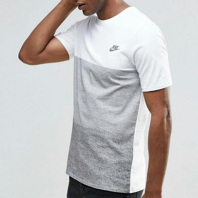 nike colour block t shirt