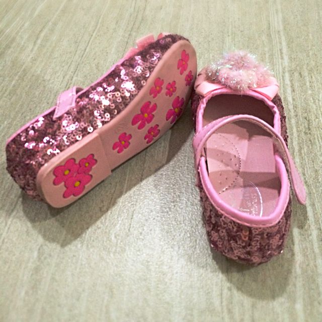 pink sequin trainers