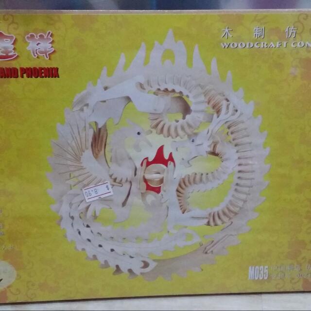 Woodcraft Construction Kitdragon And Phoenix, Design & Craft on Carousell