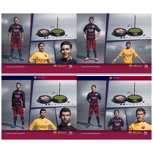 2015-2016 Barcelona Home Jersey – Worn by Messi, Suarez, Neymar and Iniesta  – Champion F.C Retro Soccer Shirts