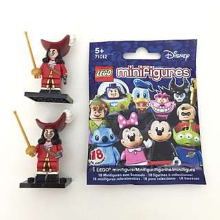 The Lego miniature captain hook from Peter Pan Wonder Hook in the