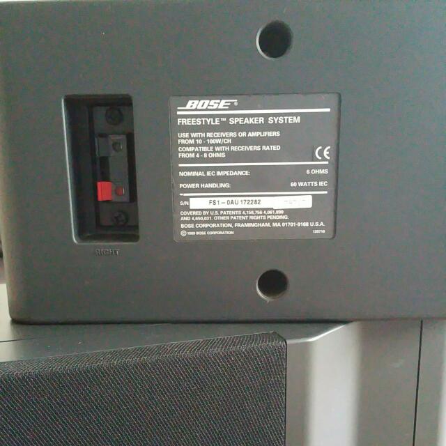 Bose Freestyle Speaker system With Brackets, TV & Home Appliances