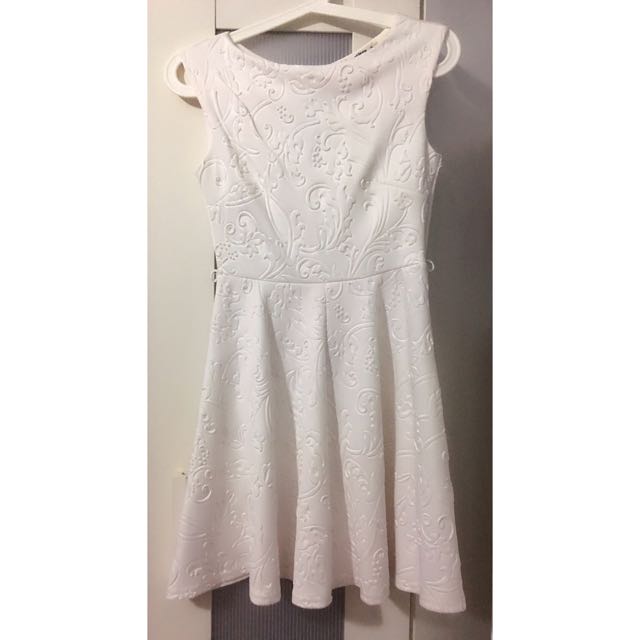 Miss Selfridge Bridesmaid White Dress Women s Fashion Dresses Sets Evening dresses gowns on Carousell