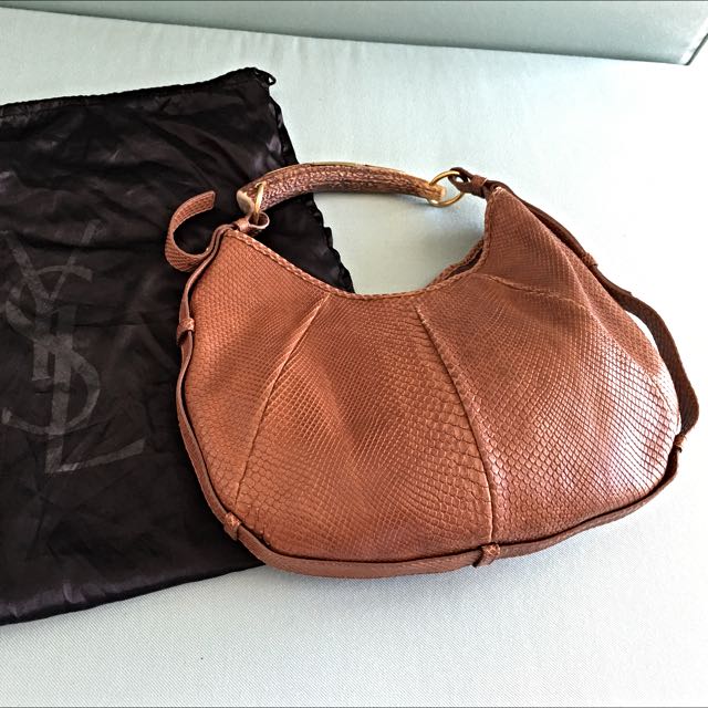 YSL Yves Saint Laurent Mombasa Horn Bag, Luxury, Bags & Wallets on Carousell