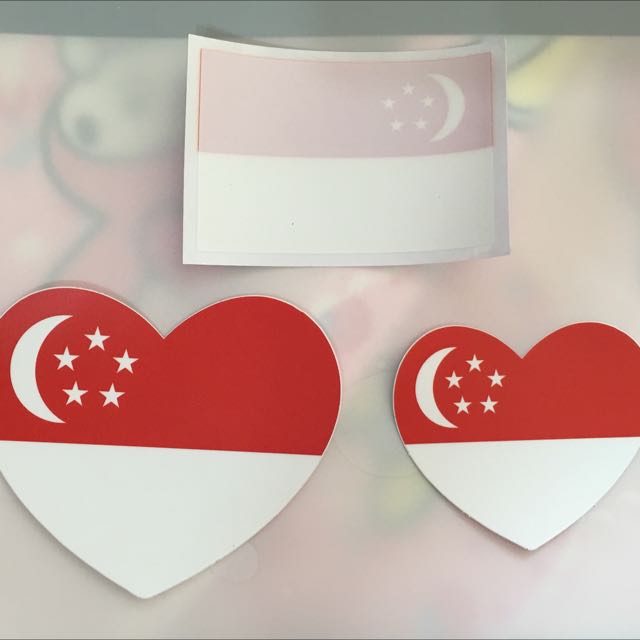 Singapore Flag Car Decal N Sticker Everything Else on Carousell