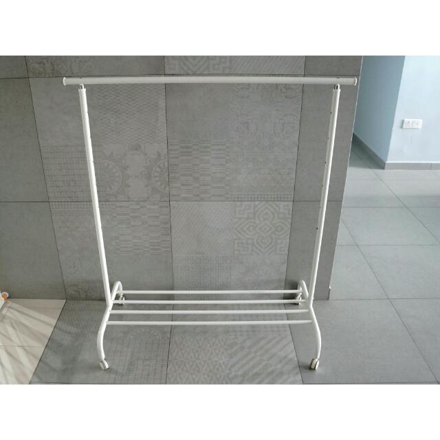 Ikea Rigga Clothes Rack Furniture On Carousell